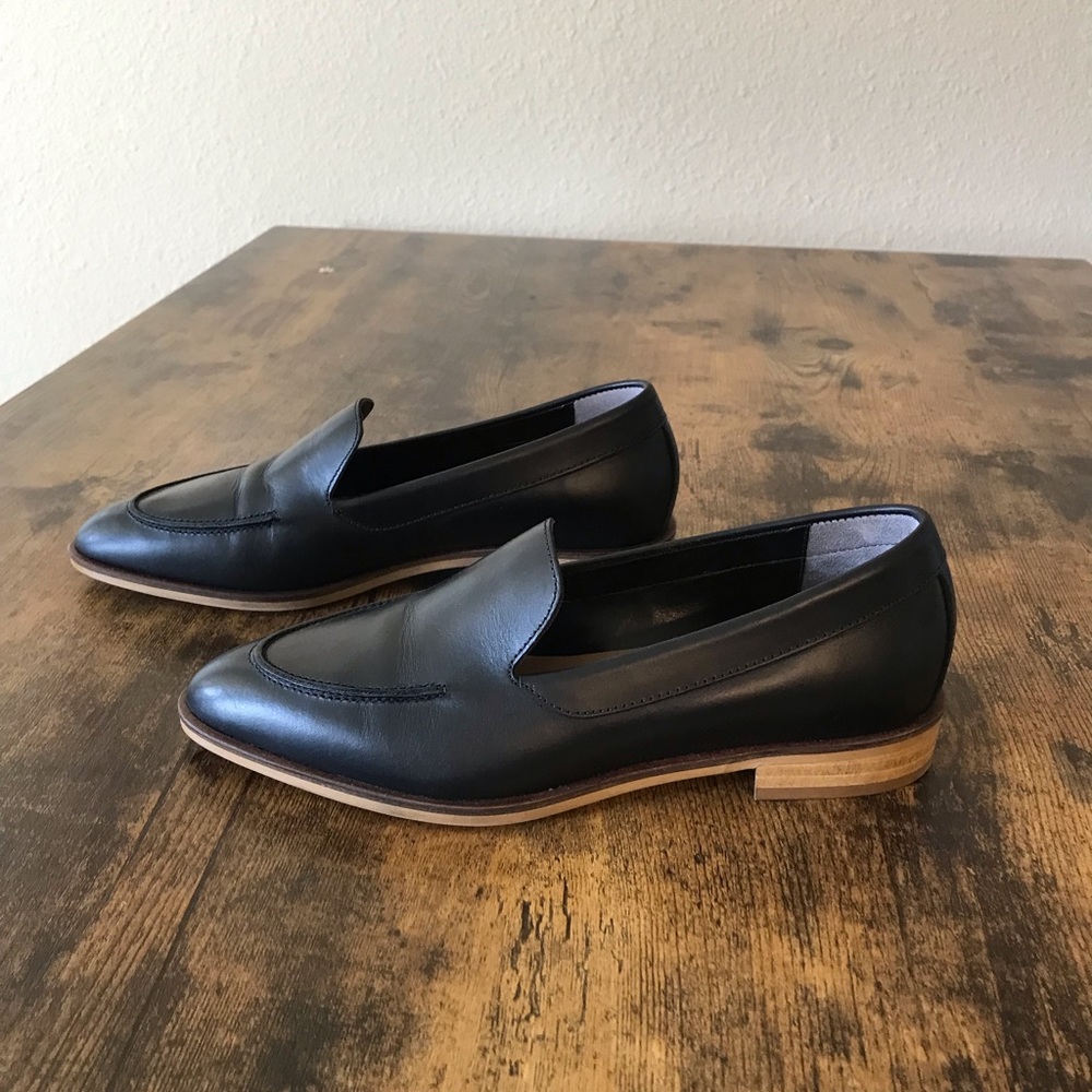 Everlane Black Leather Modern Loafer - New, size 6 - Picture 6 of 11